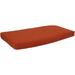 Sunnydaze Indoor/Outdoor Cushion for Bench or Porch Swing - 41 x 18 - Rust