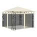 Lixada Gazebo with Mosquito Net 9.8 x9.8 x9 Cream 180 g/mÂ²