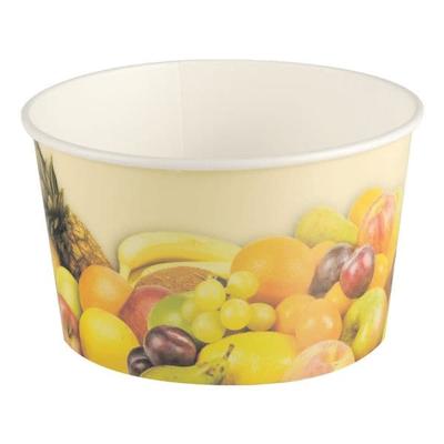 Papstar 200 Eisbecher rund 200 ml »Früchte« gelb, 6 cm Image