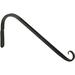 Panacea 89412 Black Wrought Iron 12 in. H Angled Plant Hook