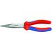 KNIPEX Tools 26 12 200 8-Inch Long Needle Nose Pliers with Cutter Comfort Grip