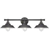 Westinghouse 63434-48 Iron Hill 3-Light Indoor Wall Fixture Oil Rubbed Bronze