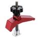 Aibecy Aluminum Alloy Quick Acting Hold Down Clamp T-slot T-track Clamp Set Woodworking Tools