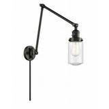 Innovations Lighting - Dover - 1 Light Double Extension Swing Arm Wall Sconce In