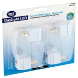 Great Value 4-Pack LED Automatic Light-Sensing Night Light Daylight 3.55in by 1.97in