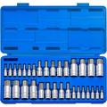 NEIKO 10288A Allen Hex Bit Socket Set 32 Piece SAE and Metric Allen Socket Set Allen Head Hex Key Socket Set Made with S2 Steel