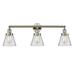 Innovations Lighting - Cone - 3 Light Bath Vanity In Industrial Style-11 Inches