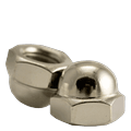 #10-24 Acorn Nut Cap Nut Nickel Plated 2-Piece (inch) (Quantity: 250)