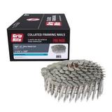 Grip-Rite 1.25 in. 11 Gauge 15 deg Angled Strip Hot-Dip Galvanized Roofing Nails Pack of 7200