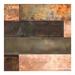 Aspect Peel & Stick Bronze Relic Distressed Metal 15 sq ft Kit