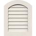 12 W x 36 H Half Peaked Top Left (17 W x 41 H Frame Size) 4/12 Pitch: Unfinished Non-Functional PVC Gable Vent w/ 1 x 4 Flat Trim Frame