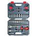 Crescent Assorted Sizes x 1/4 and 3/8 in. drive SAE/Metric 6 and 12 Point Socket Wrench Set 84 pc.