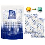 500 Gram [120 Packs] Dry & Dry Special Food Safe Orange Indicating(Orange to Dark Green) Mixed Silica Gel Packets - Moisture Absorber Dehumidifiers Silica Gel Packs