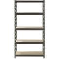 Muscle Rack 30 W x 12 D x 60 H 5-Shelf Steel Freestanding Shelves 500 lbs. Capacity per Shelf; Silver