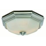 Hunter - Huntley Decorative Bathroom Ventilation Fan with LED Bulbs Included Brushed Nickel