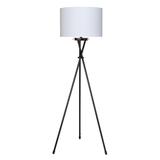 Alden Décor Jordan Iron Tripod Floor Lamp, Bronze