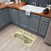 Mohawk Home Grey and Cream Home Sweet Home Kitchen Mat