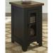 Valebeck Black/Brown Casual Chair Side End Table