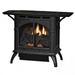 Empire Empire Cast Iron Stove VF MV Contour Burner Porcelain Mahogany