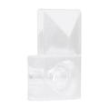 CRL 803C-XCP100 CRL 1/8 Square Beveled Clear Plastic Mirror Clip - pack of 100