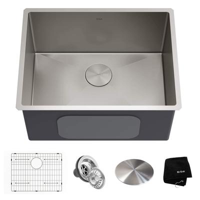 Kraus 24� Undermount 16 Gauge Stainless Steel Single Bowl Laundry