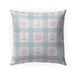 ANCHOR GALORE LIGHT BLUE AND PINK Indoor|Outdoor Pillow By Kavka Designs