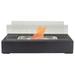 13.75" Bio Ethanol Ventless Portable Tabletop Fireplace Flame Guard
