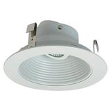 Nora Lighting Nl-410 4 Baffle Recessed Trim - White