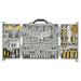 205 Piece Mechanics Tool Set Socket Wrench Set Auto Repair Hand Tool Kit Wrench Tool Box Set with Plastic Storage Case