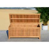 SAFAVIEH Outdoor Abri 47.63 Inch Cushion Storage Box - 48" W x 20" D x 19" H