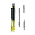 Klein Tools 32613 Precision HVAC 3-in-1 Pocket Multi-Bit Screwdriver with Phillips Slotted and Schrader Bits