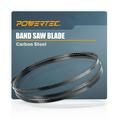 POWERTEC 1PK 70-1/2 Inch x 1/2 Inch x 14 TPI Bandsaw Blades for Woodworking Band Saw Blades for Sears Craftsman 21400 and Rikon 10-305 10-3061 10 Band Saw (13184)