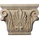 Ekena Millwork 11 W x 6 3/4 BW x 3 7/8 D x 8 7/8 H Large Chesterfield Capital (Fits Pilasters up to 6 1/4 W x 2 D) Cherry