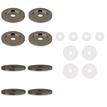 CRL 30WKPN Polished Nickel Replacement Washers for Back-to Back Solid Pull Handle