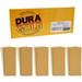 Dura-Gold Premium Sandpaper 1/3 Sheet Variety Pack Box - 80 120 150 220 & 320 Grit (4 Sheets Each 20 Total) - Wood Workers Gold 3-2/3 x 9 Size Hook & Loop Backing - Sand with Jitterbug Sander