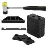 Aibecy Wood Laminate Tool Floor Wood Floor Fitting Installation Kit With 20 Spacer