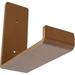 Ekena Millwork 2 W x 6 D x 5 1/2 H Steel Hanging Shelf Bracket Hammered Copper