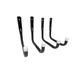 Shepherd Hardware 8090E Heavy Duty Steel Garage Storage / Large Utility Hooks 4 Pack