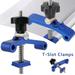 HOTBEST T-Slot Clamps Woodworking Tool T-Track Clamp Carpentry Clamp Kit Multi-Purpose T-Rail Clamp Hold Down Clamps Carpentry Accessory