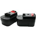 2-Pack - Firestorm FS1400D-2 Battery Replacement - For Firestorm 14.4V FSB14 Power Tool Battery (2000mAh NICD)