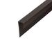 Outwater Plastic J Channel Fits Material 1/4 Inch Thick Brown Styrene Cap Moulding 8 Foot Length Pro Pack (Pack of 5 40 Feet Total)