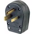 Leviton Commercial Thermoplastic Angle Blade Plug 5-30P/5-50P 14-6 AWG 2 Pole 3 Wire Boxed