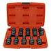 1/2 In. Drive Impact SAE Universal Wobble Socket Set