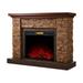 Comfort Smart Stackstone Electric Fireplace Mantel Package