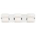 3-Light Led Bathbar with White Frosted Cubes 5.25 X 20.5 inches Vanity & Bath Bailey Street Home 79-Bel-4187045