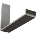 Ekena Millwork 2 W x 10 D x 6 1/2 H Steel Hanging Shelf Bracket Stainless Steel