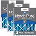 Nordic Pure 14x24x2 Pleated MERV 7 Air Filters 3 Pack