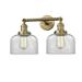 Innovations Lighting - Bell - 2 Light Bath Vanity In Industrial Style-12 Inches