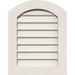 12 W x 12 H Vertical Peaked Gable Vent (17 W x 17 H Frame Size) 6/12 Pitch: Unfinished Non-Functional PVC Gable Vent w/ 1 x 4 Flat Trim Frame
