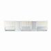 Contemporary 3-Light Led Bathbar with Clear Etched Glass 5.25 X 21.5 inches Vanity & Bath Bailey Street Home 79-Bel-2656963